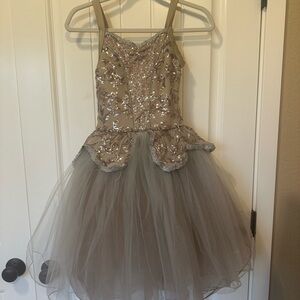 Weissman Ballet Dance Costume - Silver Grey Gray